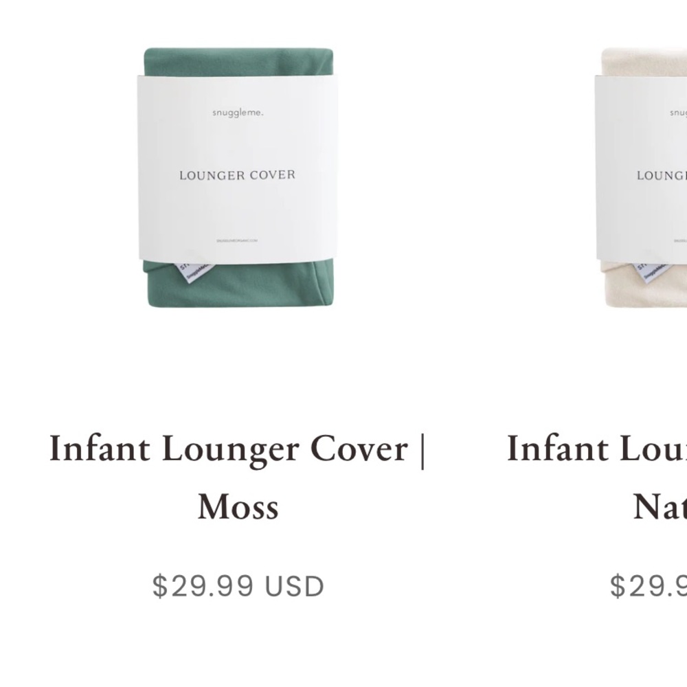 Snuggle Me Organic Lounger Cover